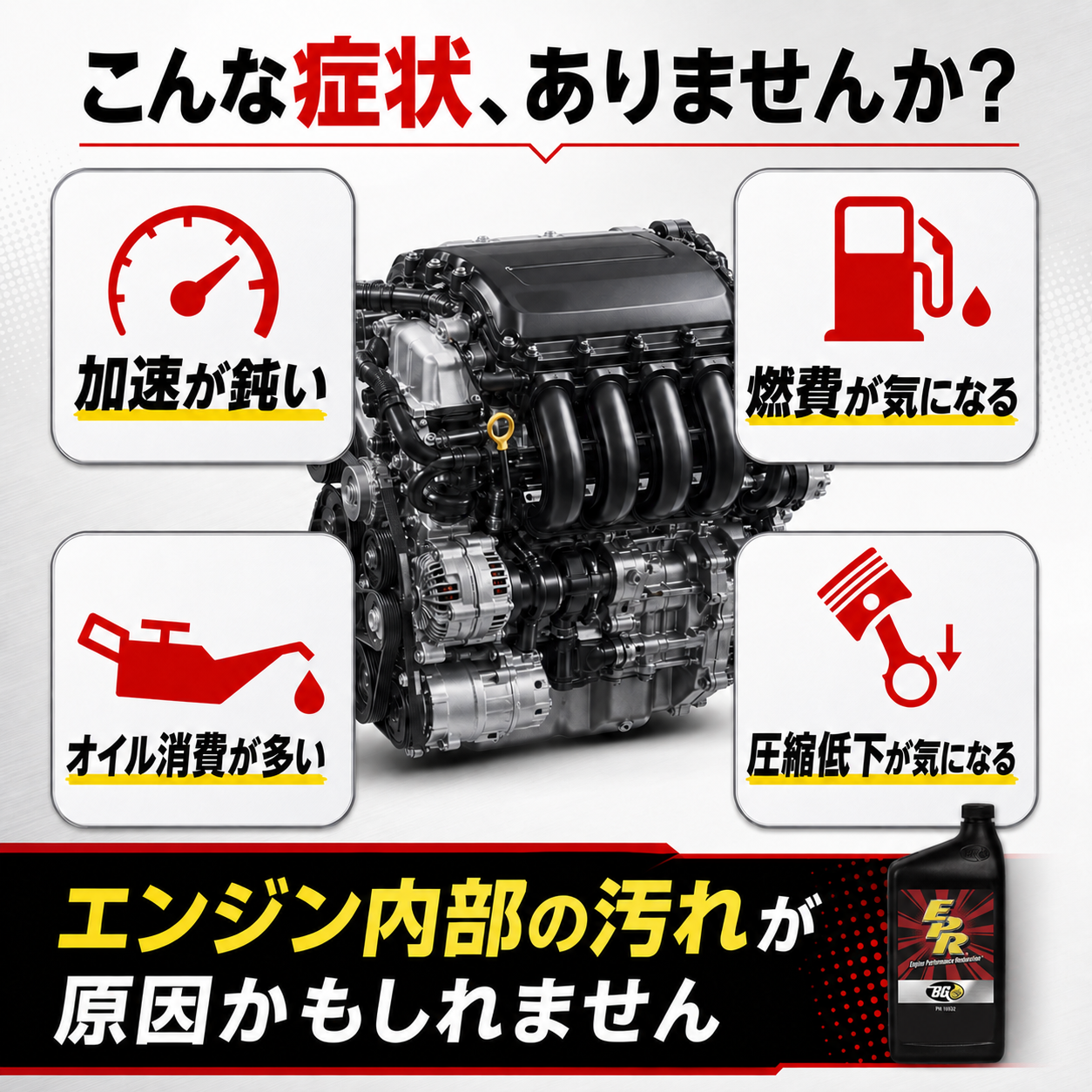 EPR｜エンジンフラッシング剤 946ml 製品説明 2／10